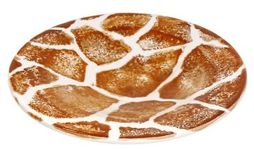 Lashuma Servierteller Giraffe, Keramik, Salatplatte klein, handgemachter Brotteller Ø 16 cm