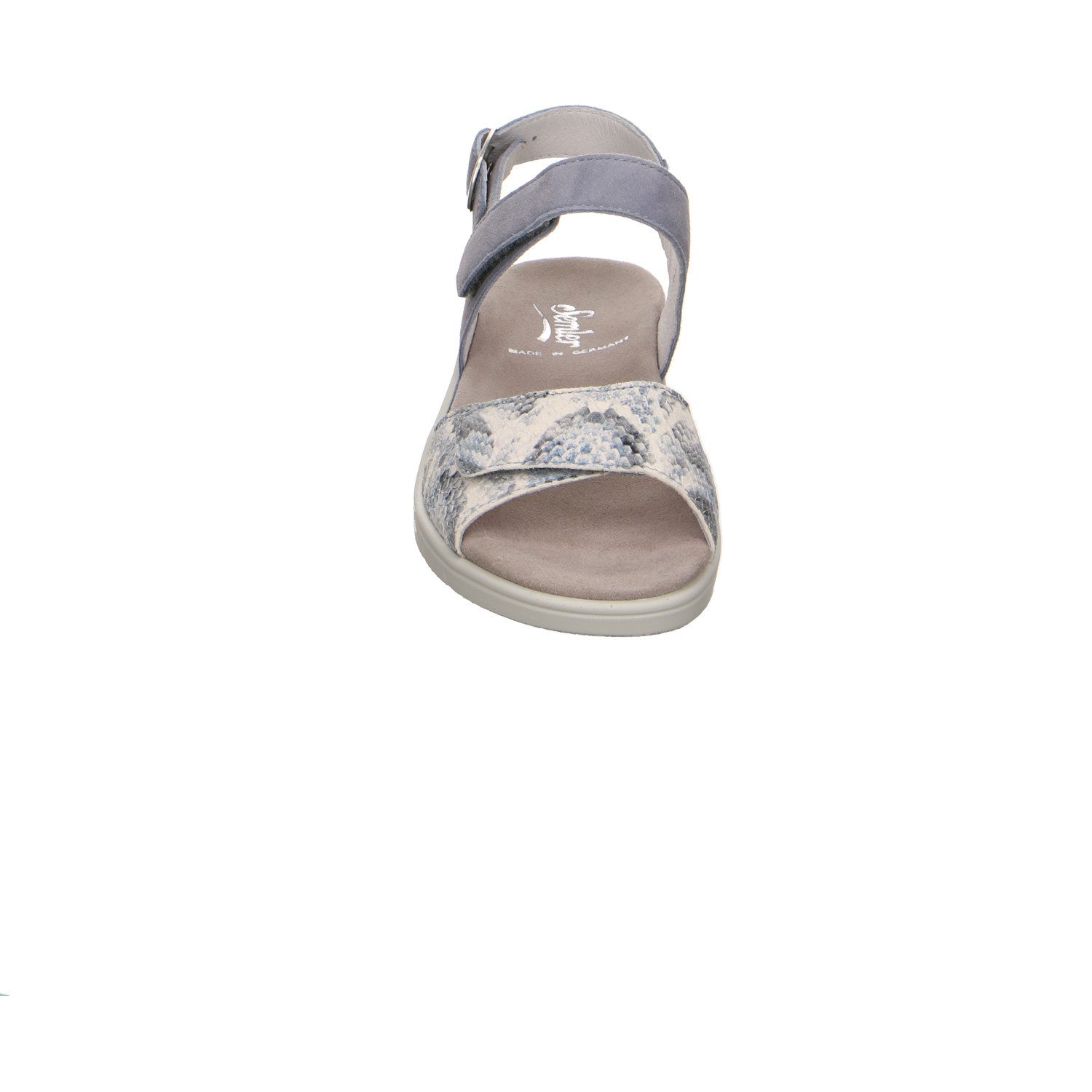 Semler Semler Viper/samt-chevro Velour Comfort Sandale blau Trekkingsandale