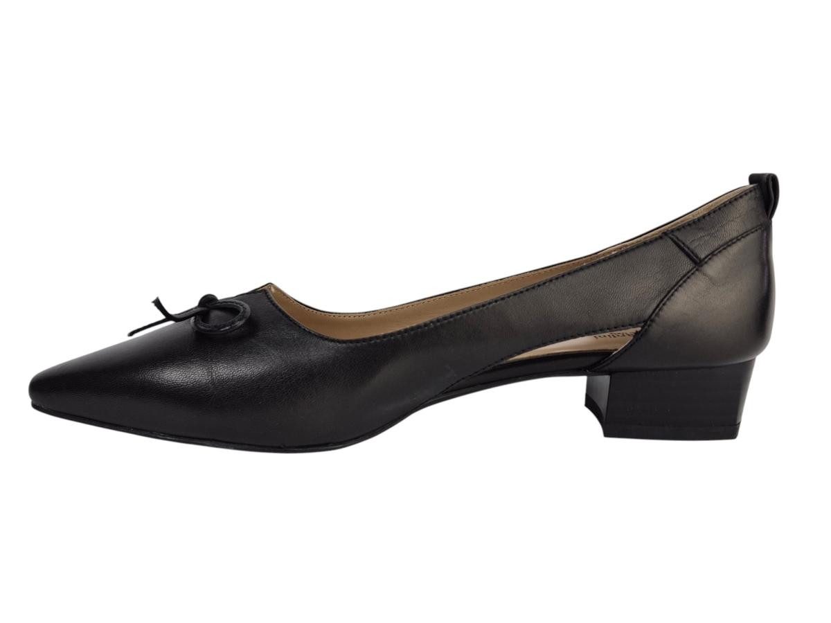 Nero Giardini Nappa schwarz Schleife Pumps