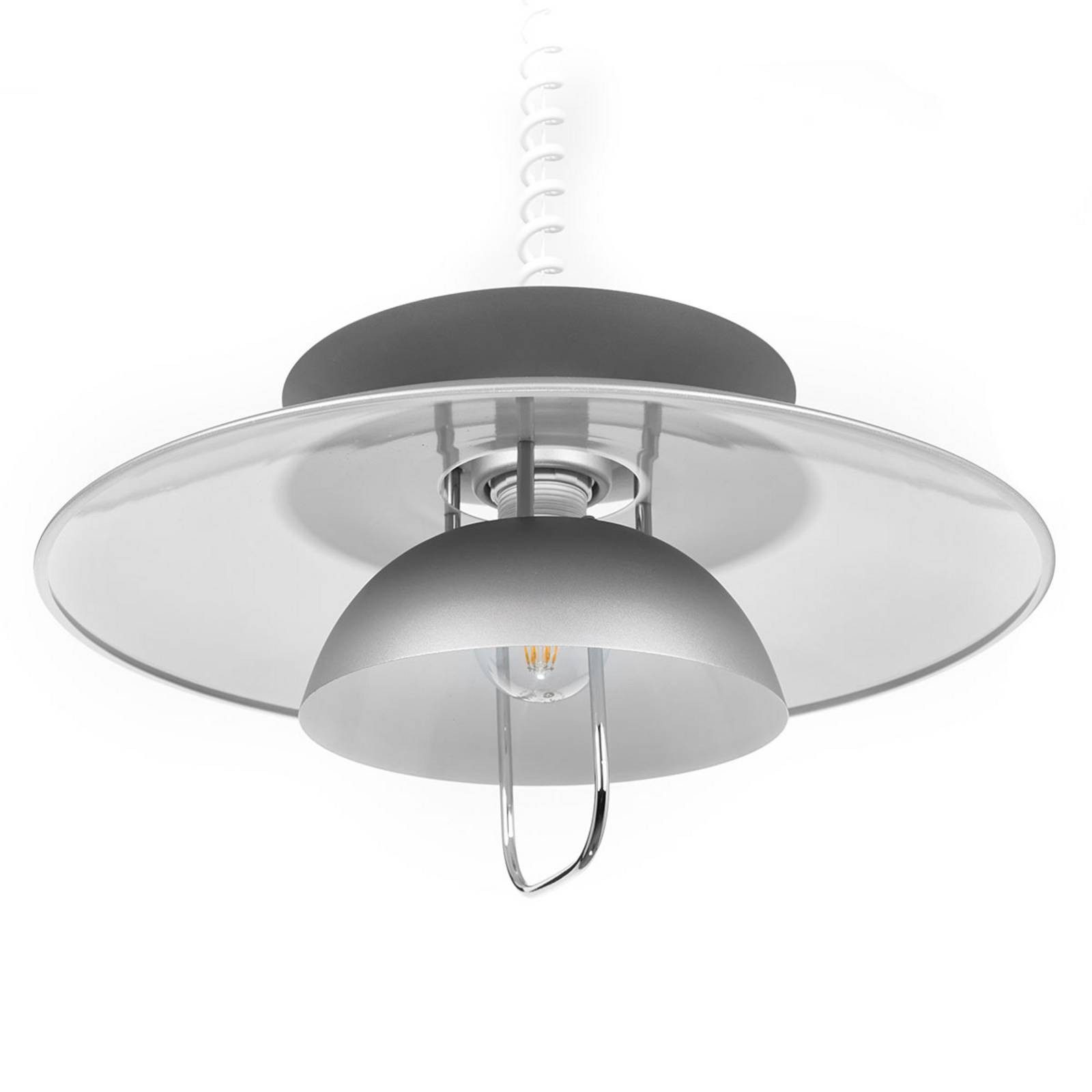 Lindby Hängeleuchte Nadija, Metall, Alu IP20, 1 x 5,5 W LED günstig online kaufen