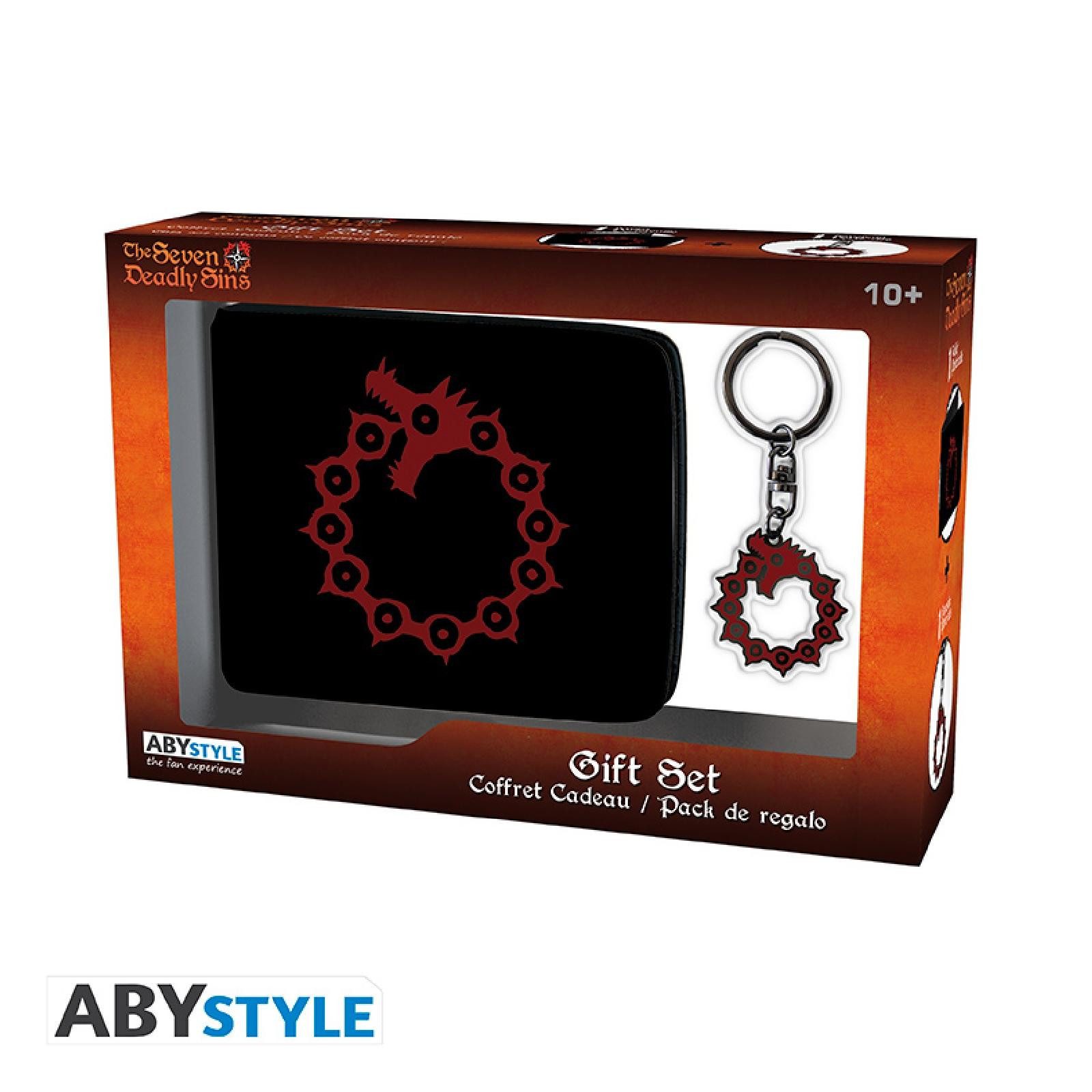 ABYstyle Brieftasche THE SEVEN DEADLY SINS - Pck Brieftasche + Keyring Emblem