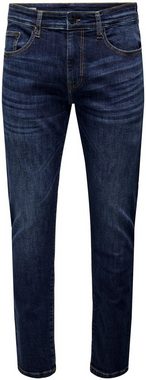 ONLY & SONS Straight-Jeans ONSWEFT REG.DK. BLUE 6752 DNM JEANS NOOS