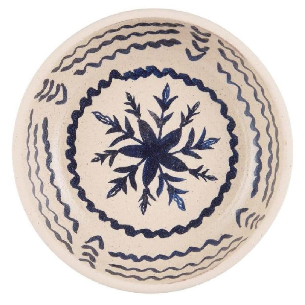 Ib Laursen Servierschale Ib Laursen Schale mit blauem Muster