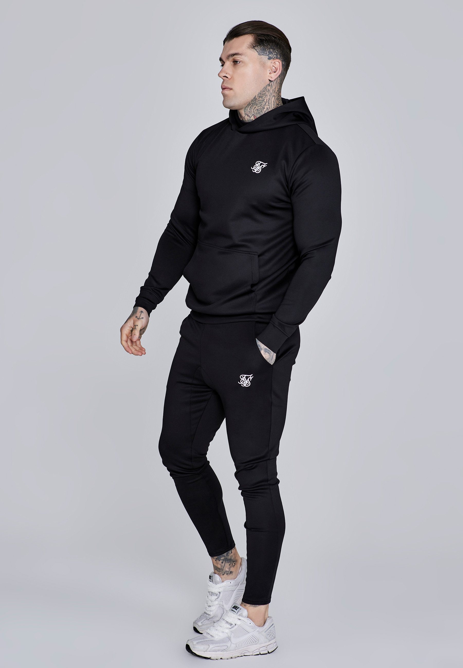 Siksilk Hoodie SikSilk Herren-Essentials-Hoodie aus Polyester – Bild 4 von 5