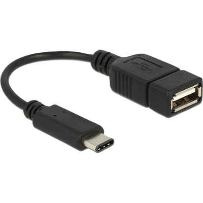Delock USB 2.0 Adapter, USB-C Stecker > USB-A Buchse USB-Kabel