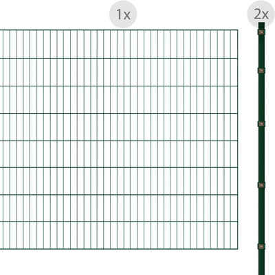 Arvotec Einstabmattenzaun ESSENTIAL 160 zum Einbetonieren, (Set), Zaunhöhe 160 cm, Zaunlänge 2 - 60 m