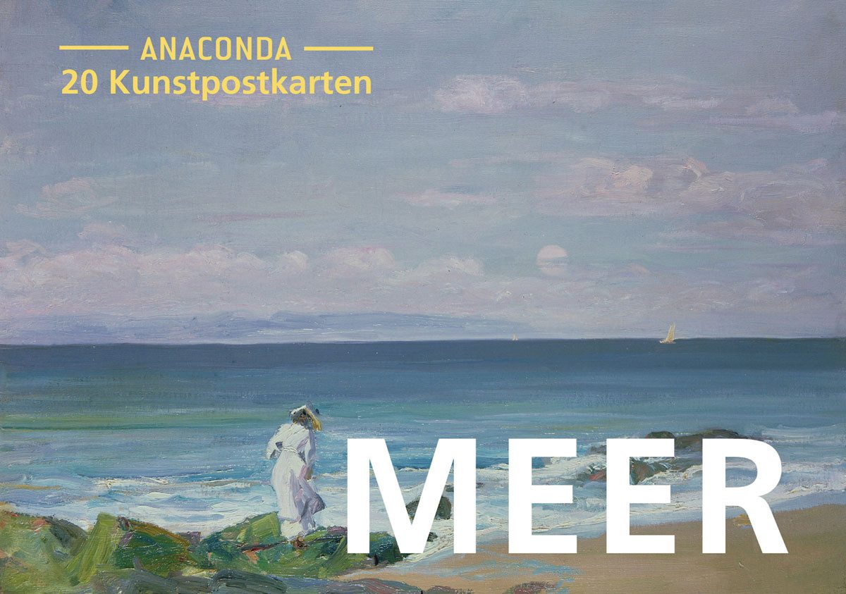 Anaconda Verlag Postkarte Postkarten-Set Meer: 18 Kunstpostkarten aus hochwertigem Karton. ca