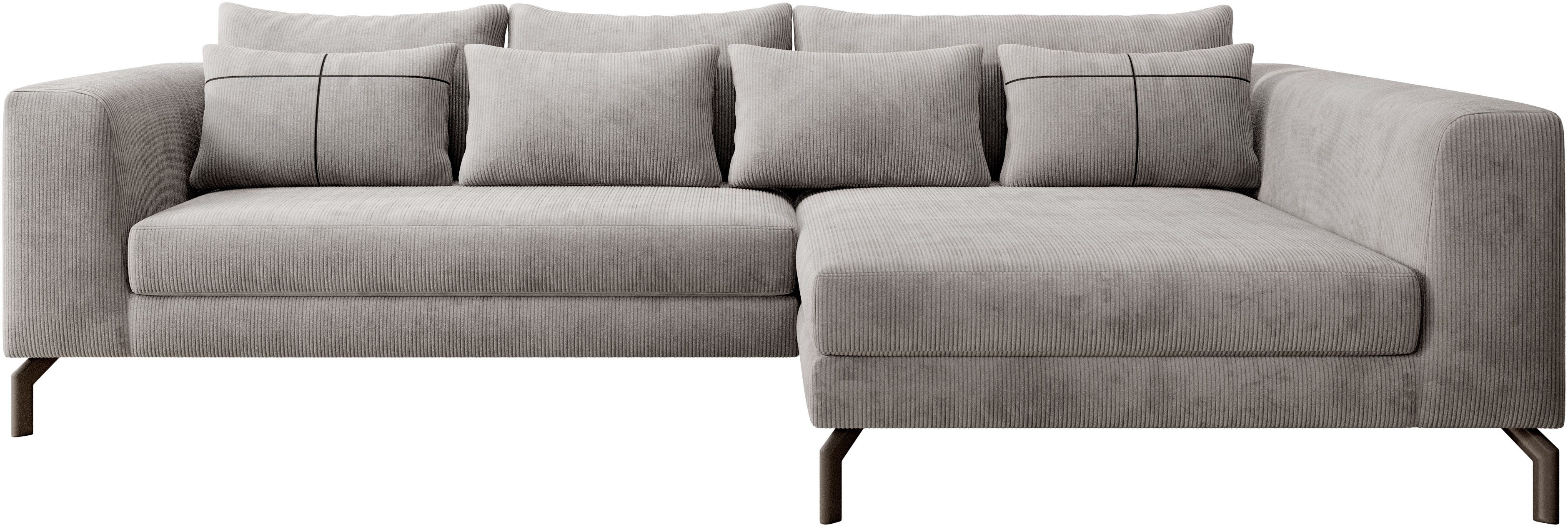 INOSIGN Ecksofa Cross, mit softem Sitz, günstig online kaufen
