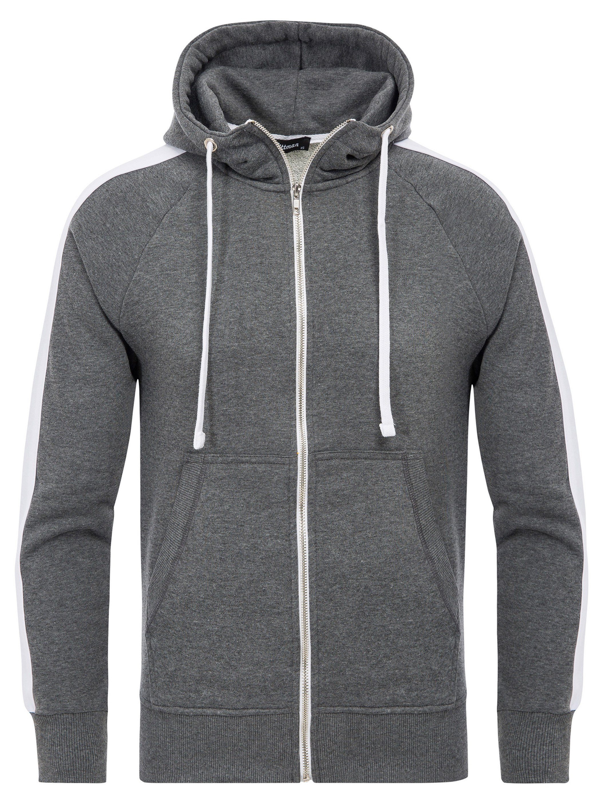 Pittman Kapuzensweatjacke Retro Zipper Hoodie Stripe günstig online kaufen