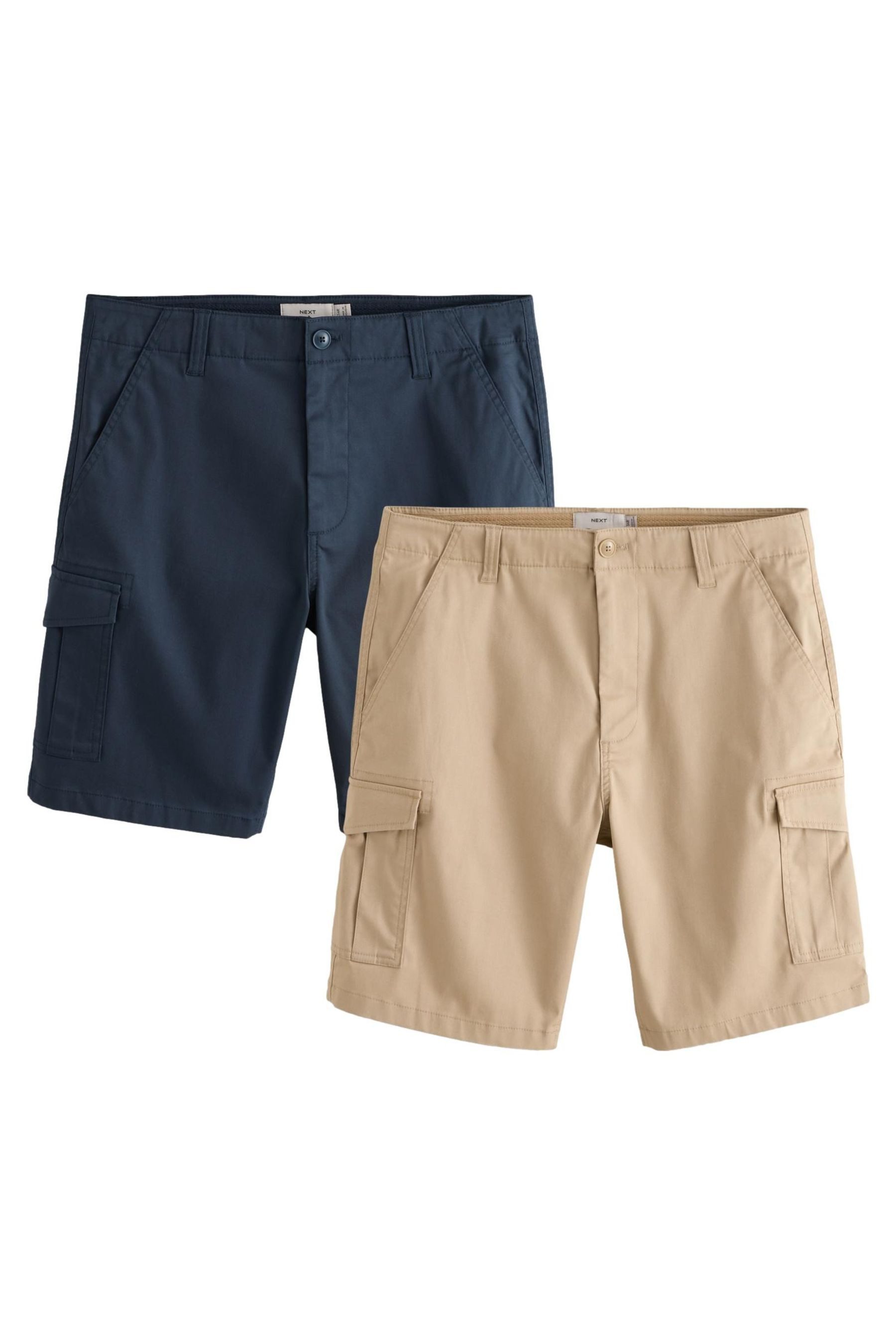 Cargoshorts Cargo-Shorts mit Stretch, 2er-Pack