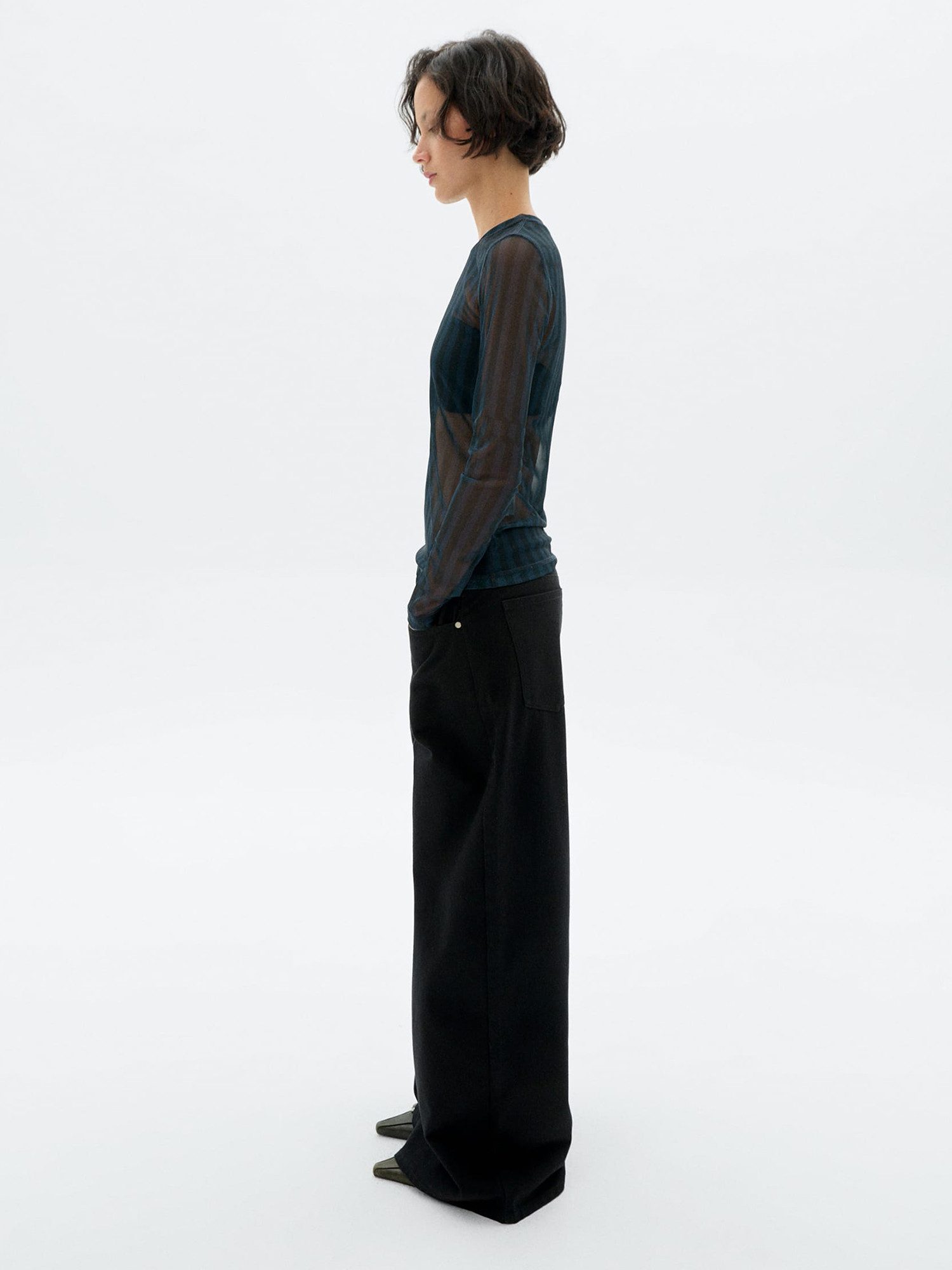 Thinking Mu Weite Jeans Black Hedda Pants