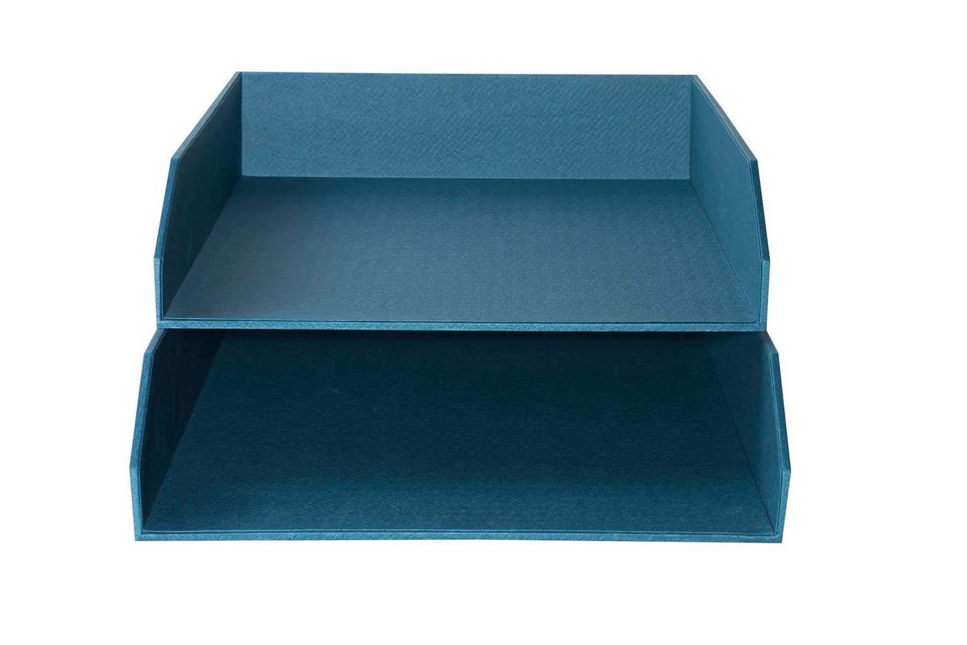 Thumbnail - EXACOMPTA Briefablage 2x Set mit 2 Briefablagen, 13x26x33,7 cm A4 Maxi - Blaugrün - 14603E, Bodenpresentation Display
