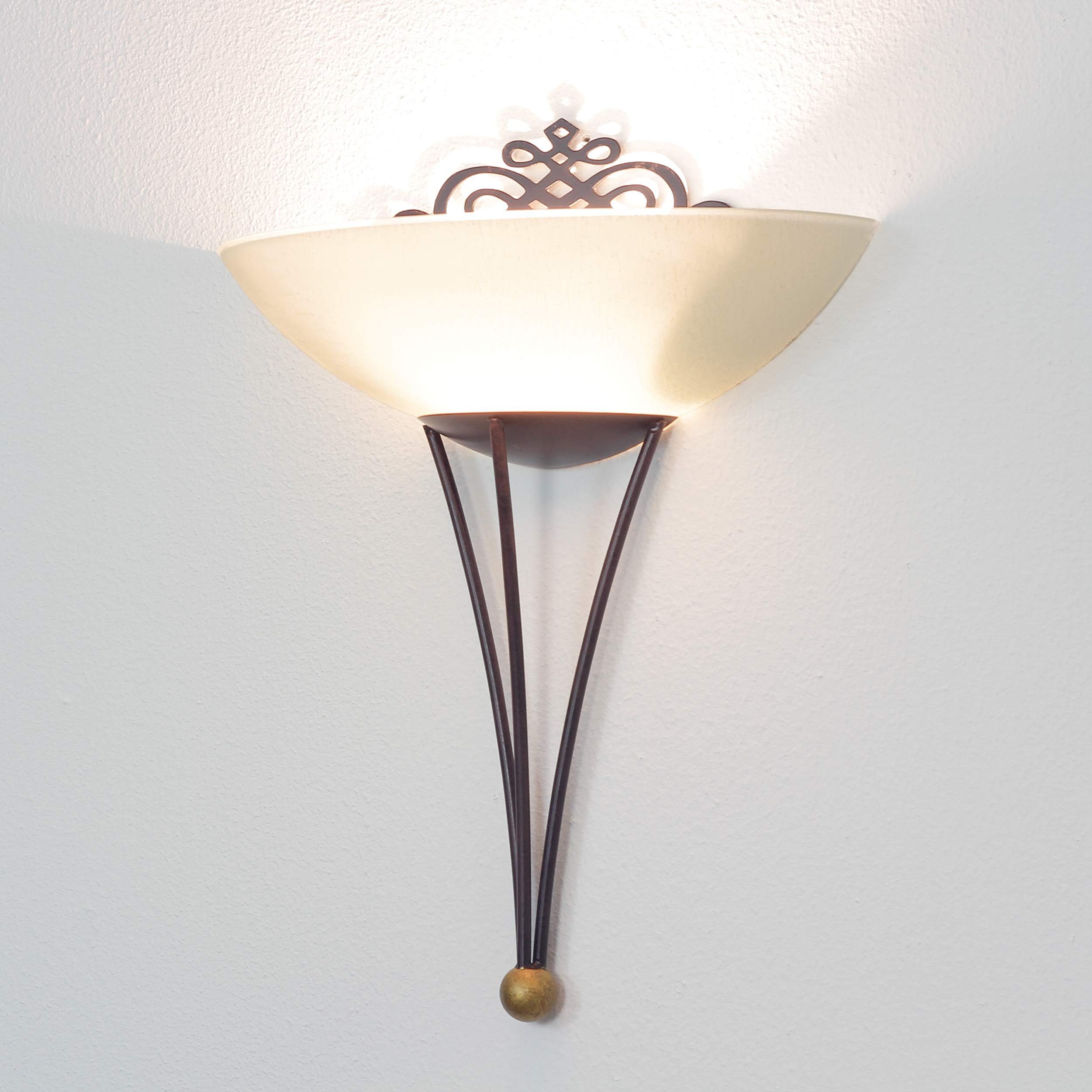 Licht-Erlebnisse Wandleuchte MESTRE, ohne Leuchtmittel, Wandlampe günstig online kaufen