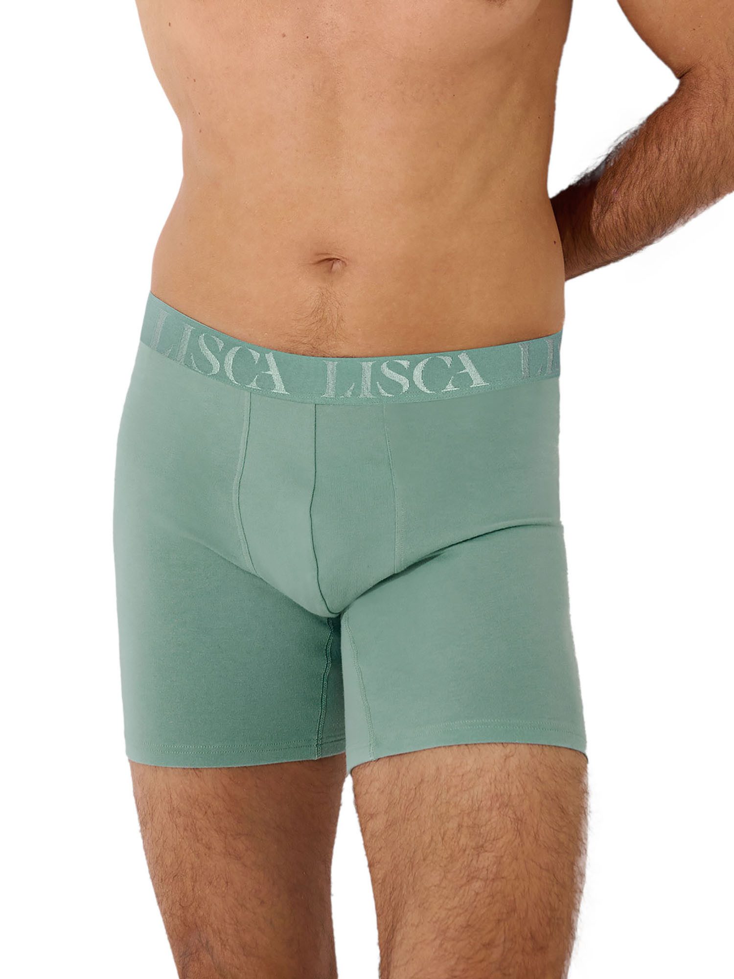 Lisca Retro Pants 3er Pack Herren long Boxer Odysseus (Packung, 3-St) Modal-Cotton Mix, seidig weich, atmungsaktiv, luftdurchlässig