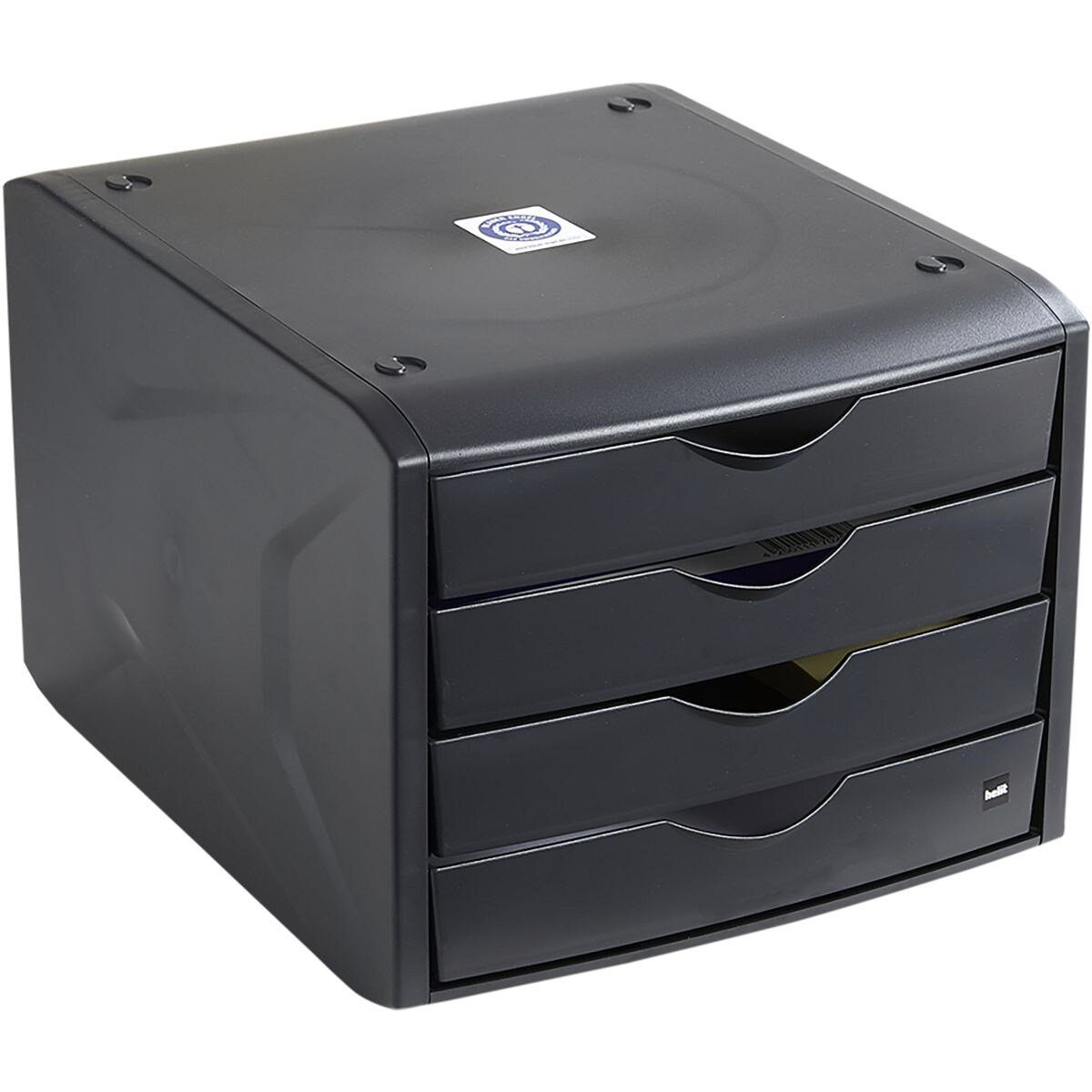 helit Schubladenbox , the green chameleon, , schwarz