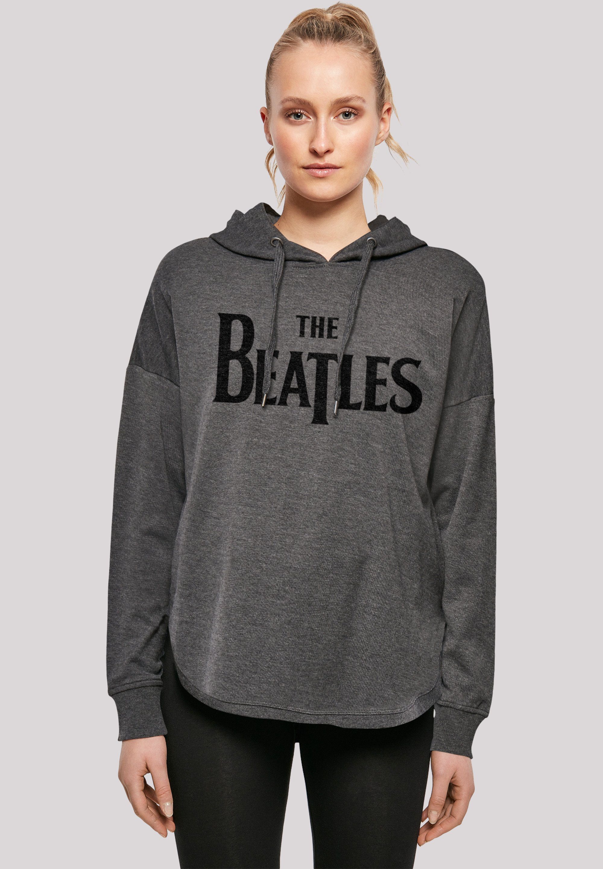 Band F4NT4STIC Beatles The Offiziell Oversize Print, Black Drop Kapuzenpullover Logo T lizenzierter Hoodie Beatles The