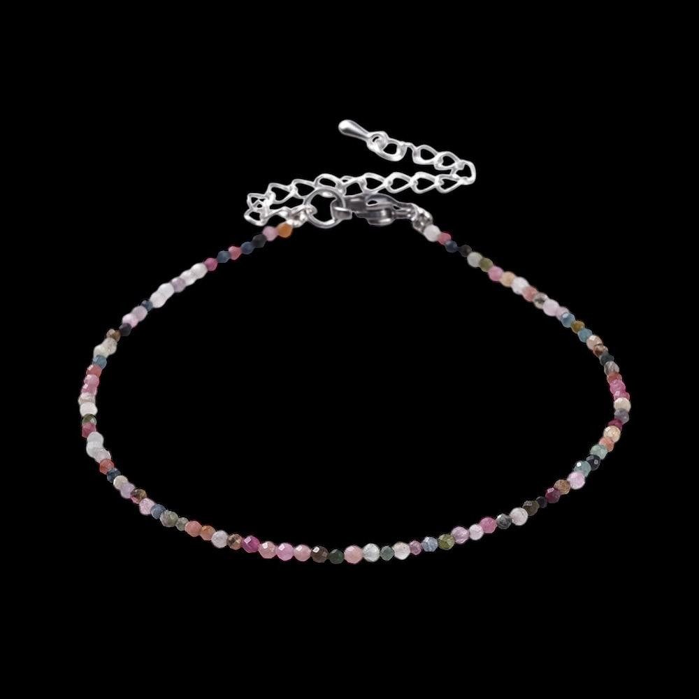 Eden Stone Perlenarmband Tourmalin-Armband Filigranes Design mit Edelsteinen handgefertigt (1-tlg)