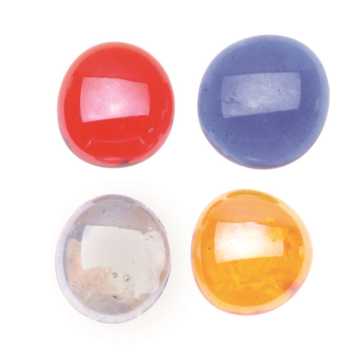 Dekosteine Glorex Glasnuggets 20 mm mix irisierend