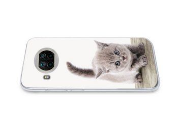 MuchoWow Handyhülle Kätzchen - Katze - Haustiere - Jungen - Kinder - Mädchen, Phone Case, Handyhülle Xiaomi Mi 10T Lite, Silikon, Schutzhülle