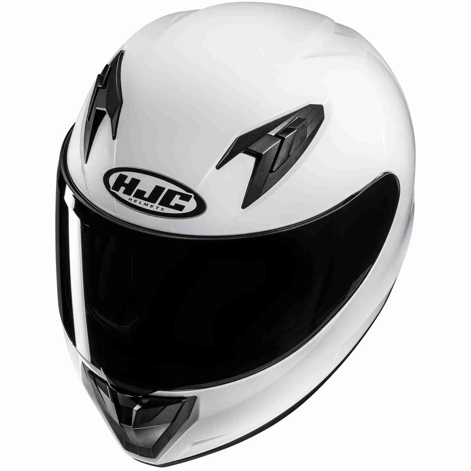 HJC Motorradhelm HJC Y10 Solid Integralhelm Perlweiss S (1er Set), motorradhelm kinder