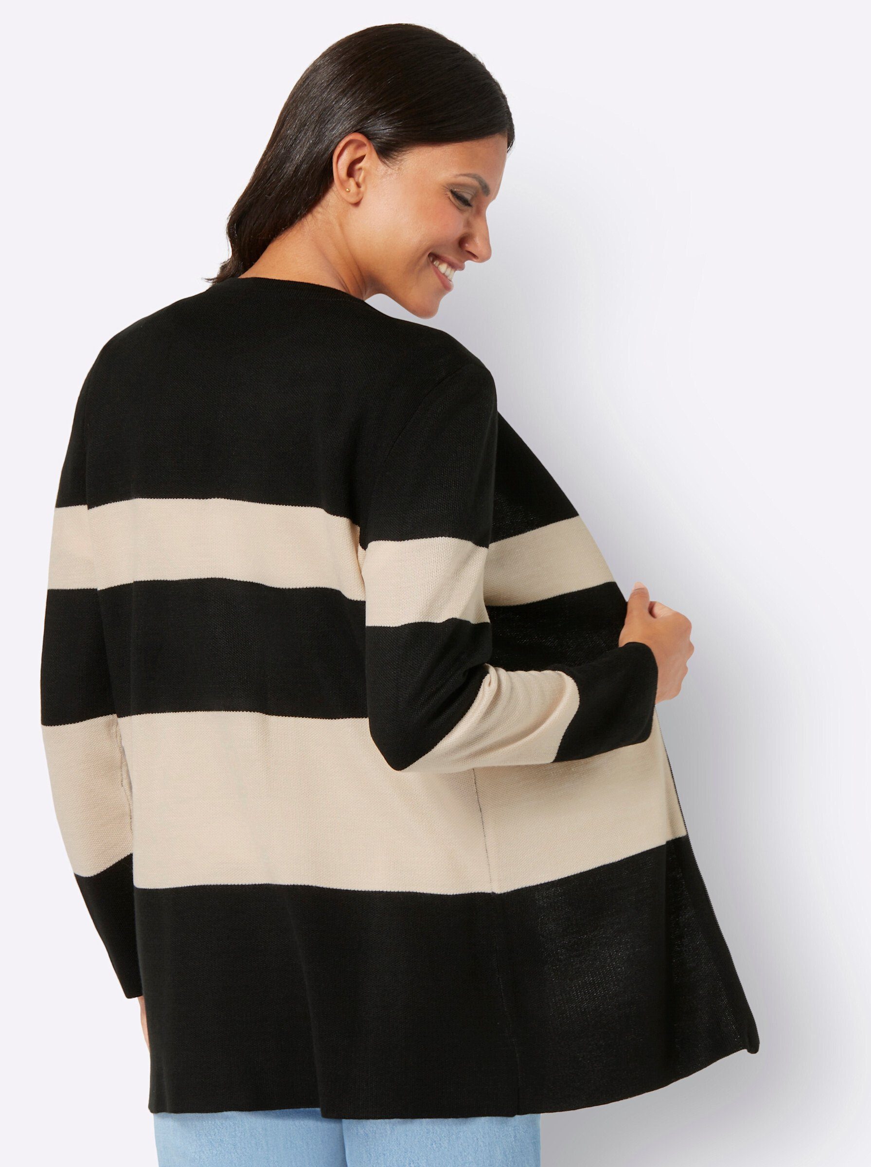 Sieh an! Strickjacke Longstrickjacke günstig online kaufen