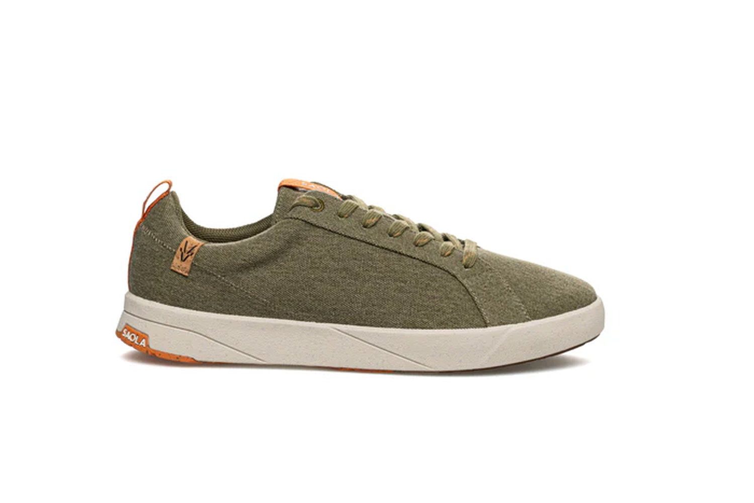 SAOLA Cannon Canvas 2.0 olivegrün Herren Sneaker
