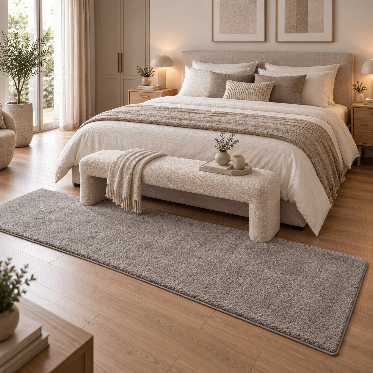Snapstyle Läufer Hochflor Shaggy Läufer Teppich Palace, Rechteckig, Höhe: 36 mm