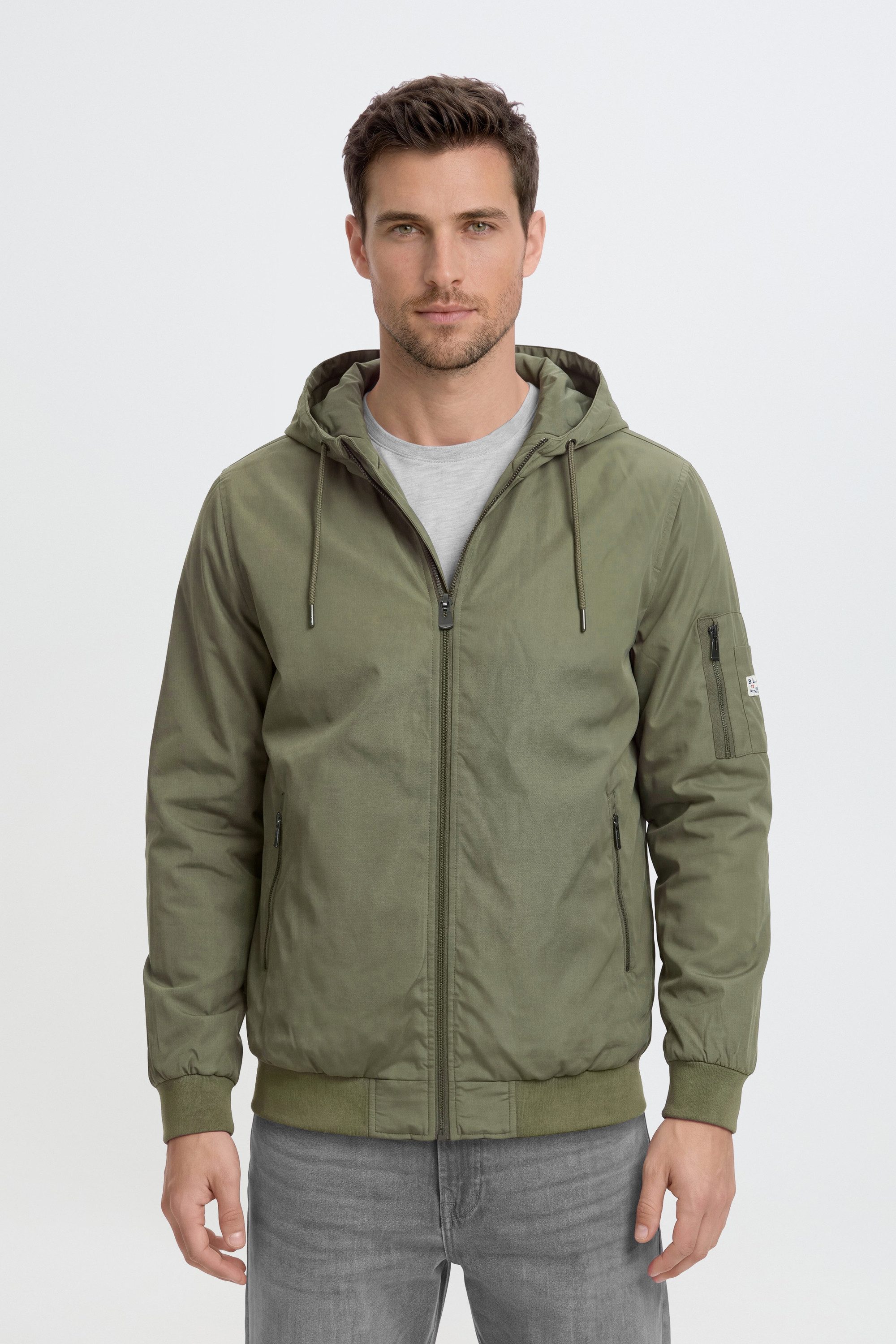 Blend Windbreaker BHRazy Lässige Übergangsjacke mit praktischen Reißverschlusstaschen