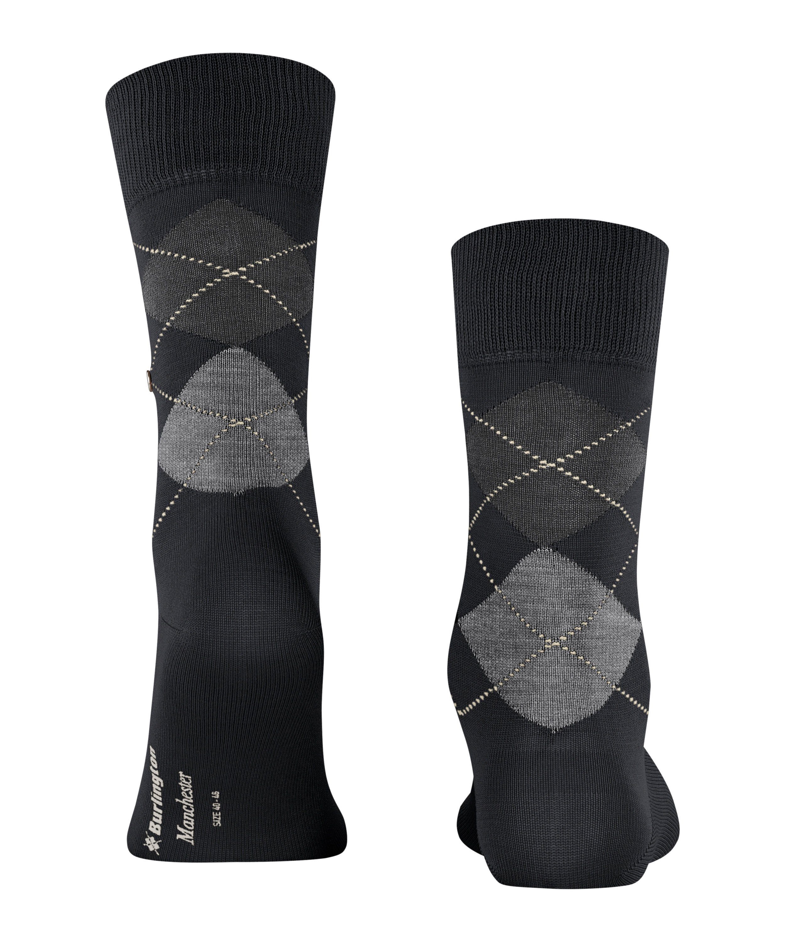 Socken Burlington Manchester (1-Paar) black (3000)