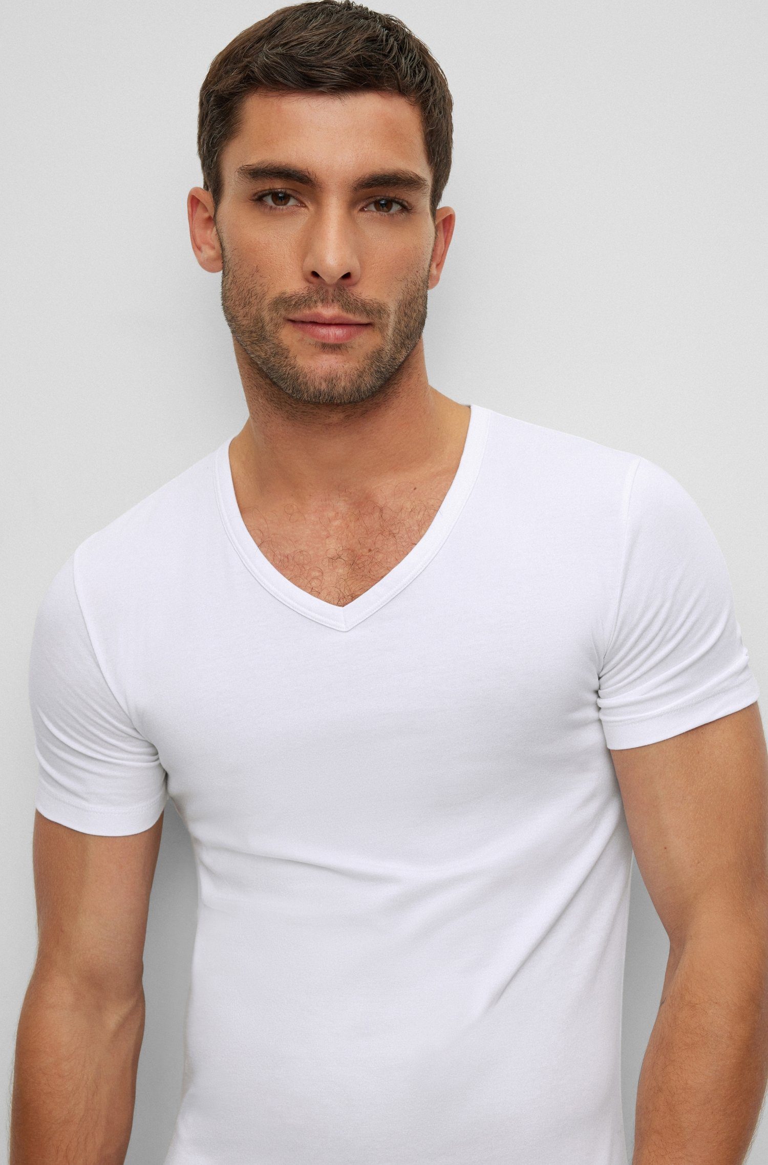 BOSS T-Shirt TSHIRTVN 2P MODERN (Packung, 2-tlg., 2er)