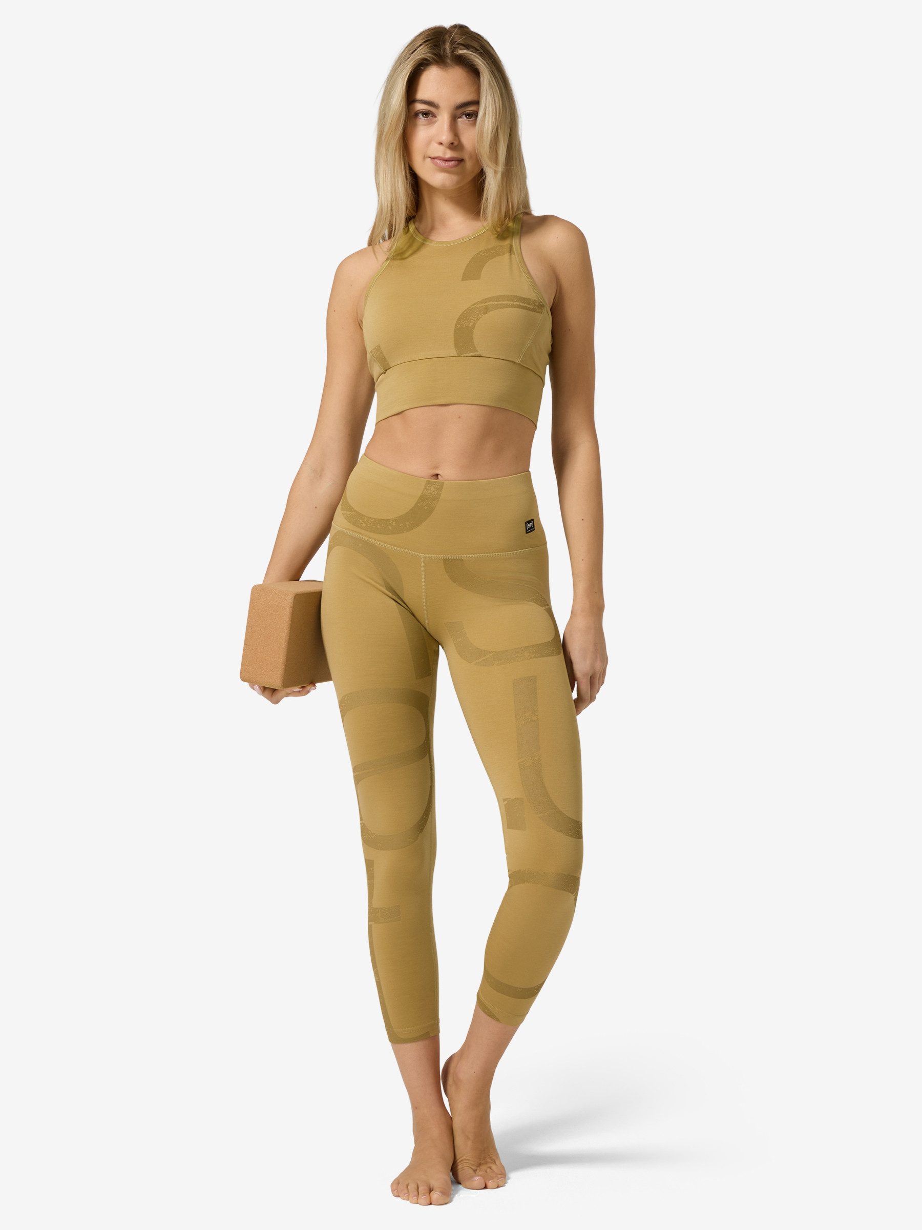 Funktionstights für Damen, Merino W CAPITAL LOGO TIGHTS