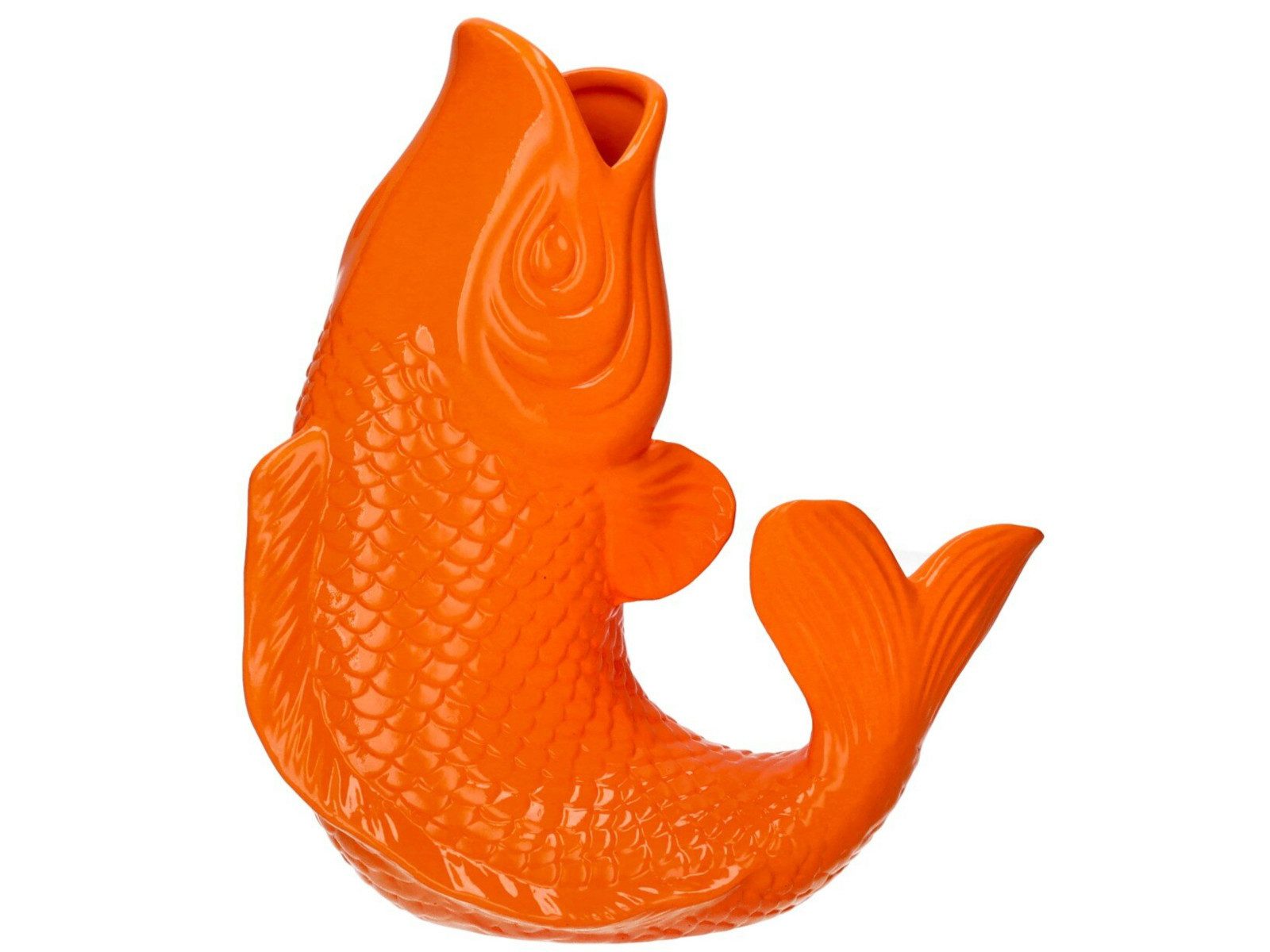 Giftcompany Dekovase Mamsell Koi Fisch Vase S neon orange 25cm (Vasen)