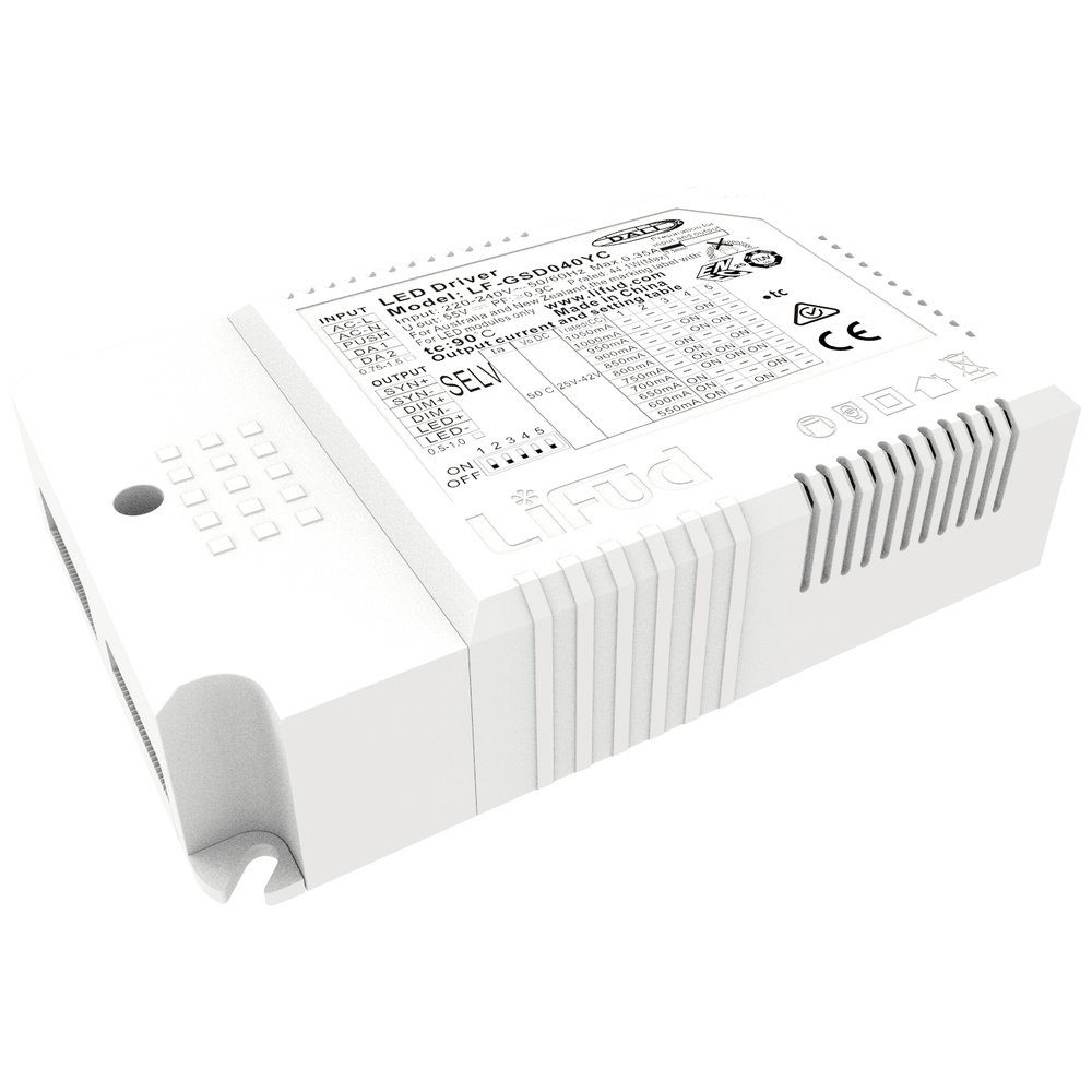 Megatron Dali LED-Treiber Konstantstrom 44 W 550 - 1050 mA 25 - 42 V LED Trafo