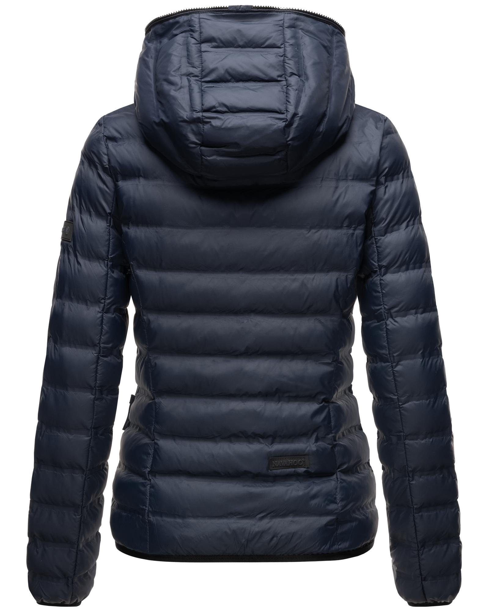 modische blau mit Übergangsjacke Kapuze Damen Navahoo Neevia Steppjacke