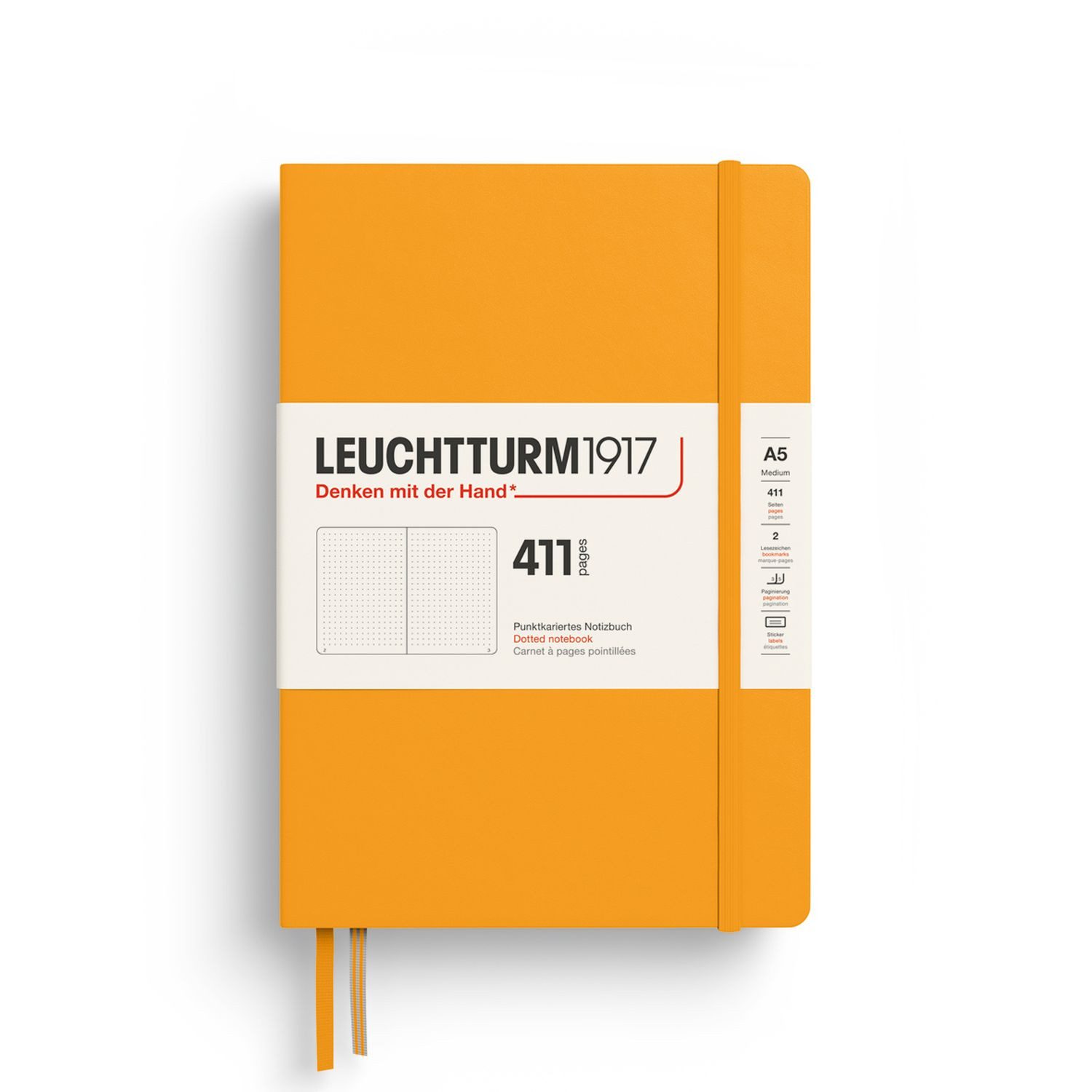 Leuchtturm1917 Notizbuch 411 Medium A5 Hardcover Rising Sun Dotted