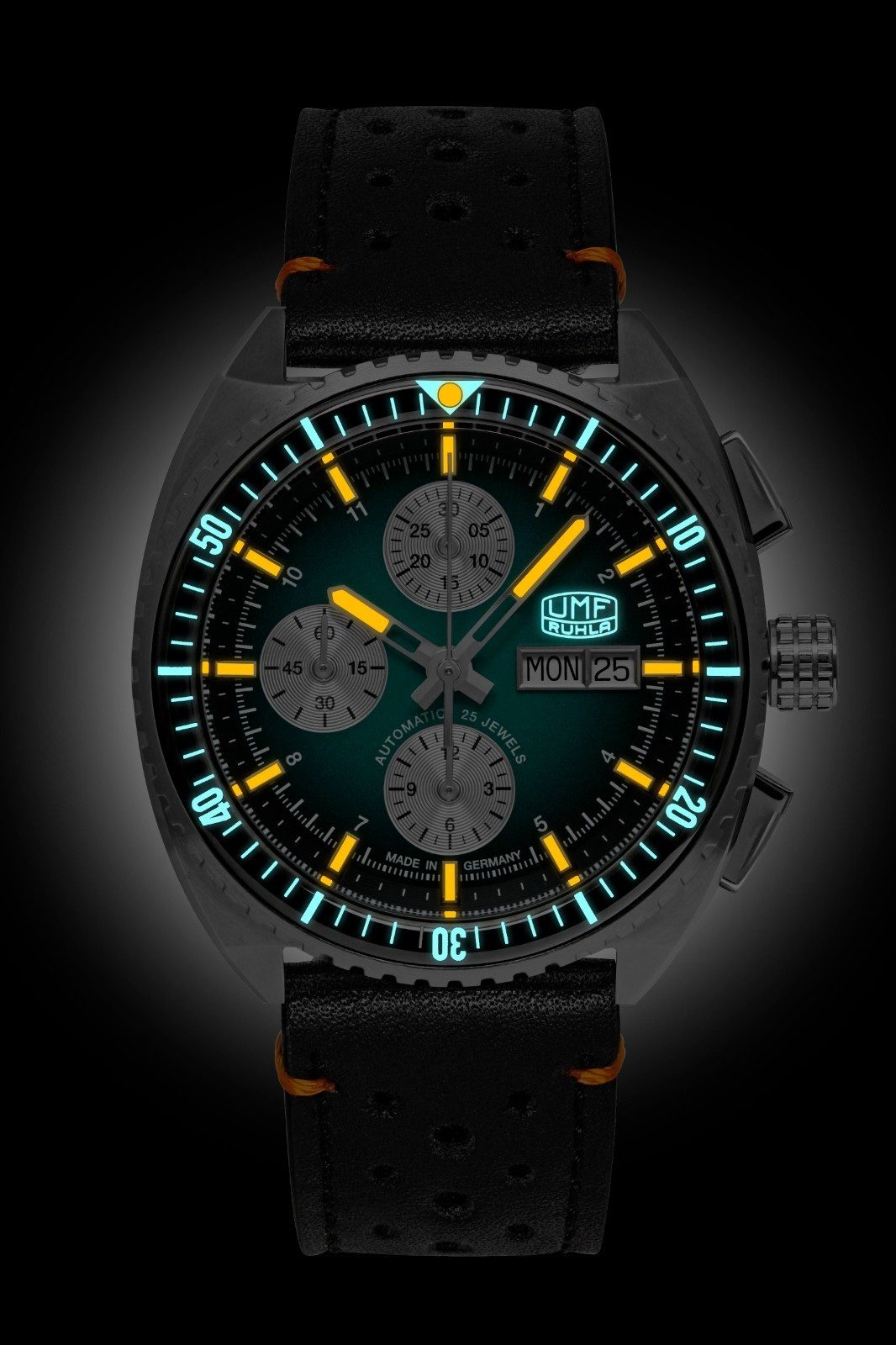 UMF Ruhla Automatikuhr Automatik-Chronograph Valjoux 7750 UMF Ruhla Limited Edition, Limitiert auf 50 Exemplare
