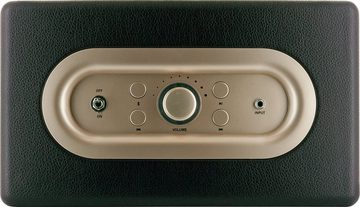Schwaiger 661705 Bluetooth-Lautsprecher (Klinkenanschluss, Bluetooth, 24 W, Retro Design, Lederoptik)