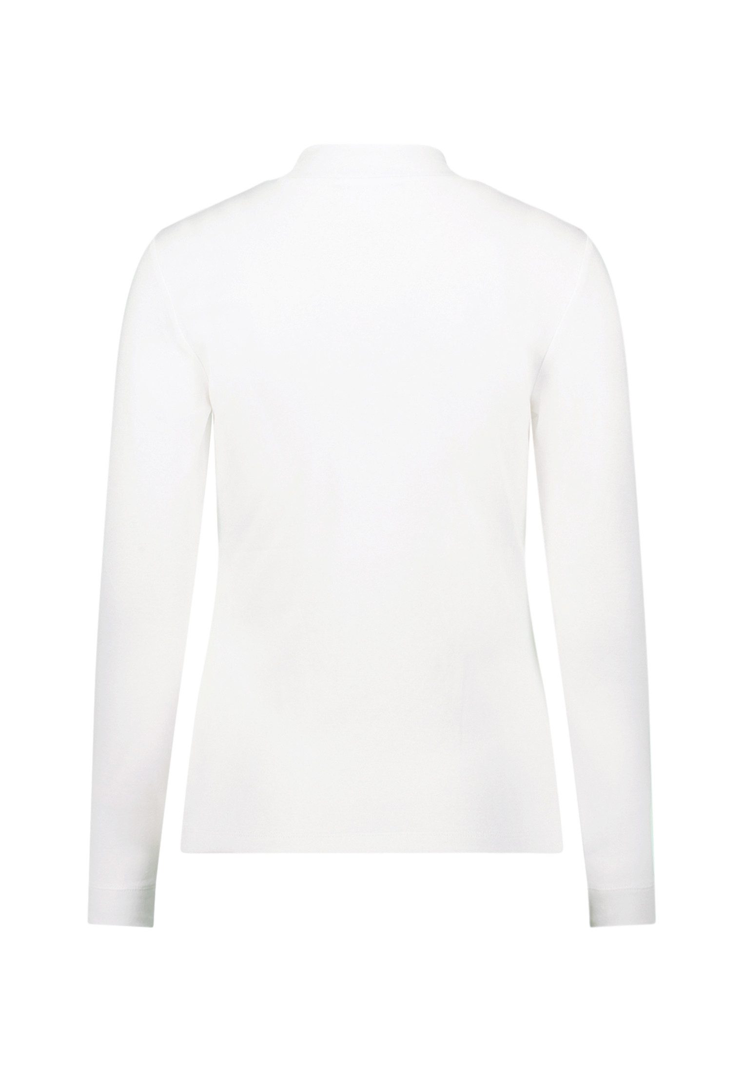 Zero Kurzarmshirt Damen mit Stehkragen (1-tlg) Plain/ohne Details
