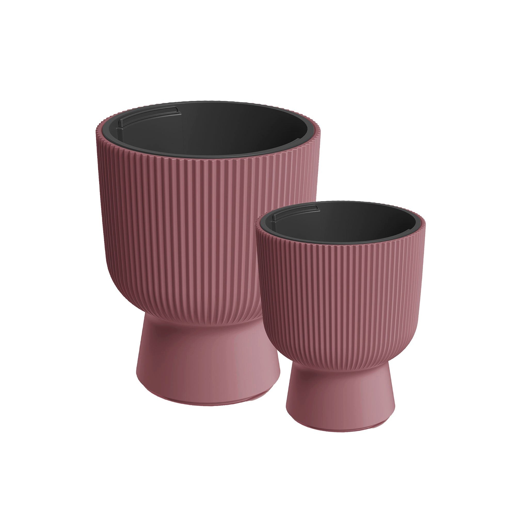 VidaAtHome.de Pflanzkübel Design-Pflanzgefäße-Set ALVY (2er Set-Small)