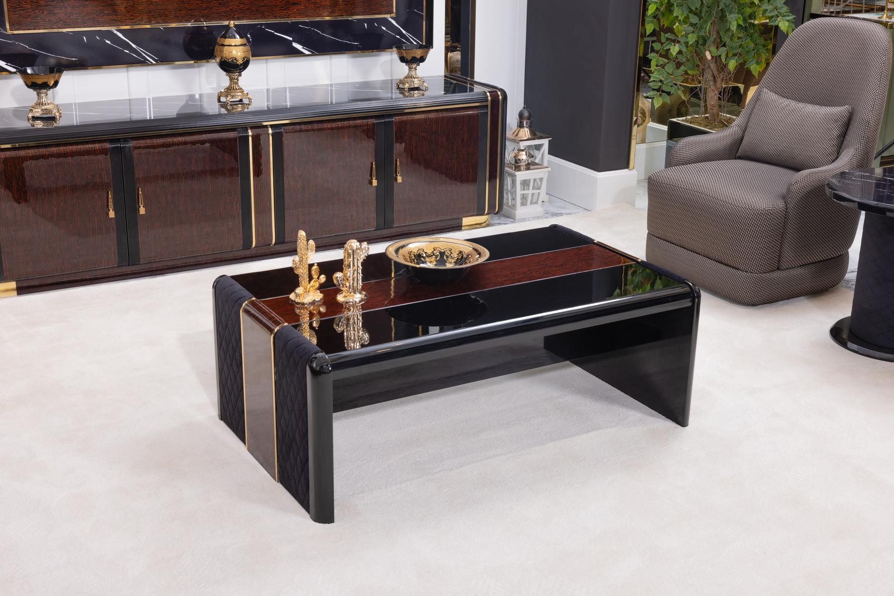 JVmoebel Couchtisch Braun rechteckig Couchtisch Holz für das Wohnzimmer