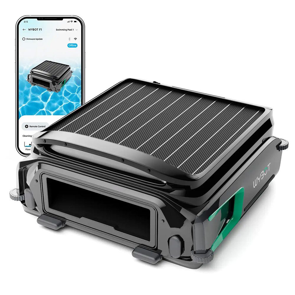 Poolroboter F1 Solar-Poolskimmer-Roboter, intelligente Hindernisvermeidung