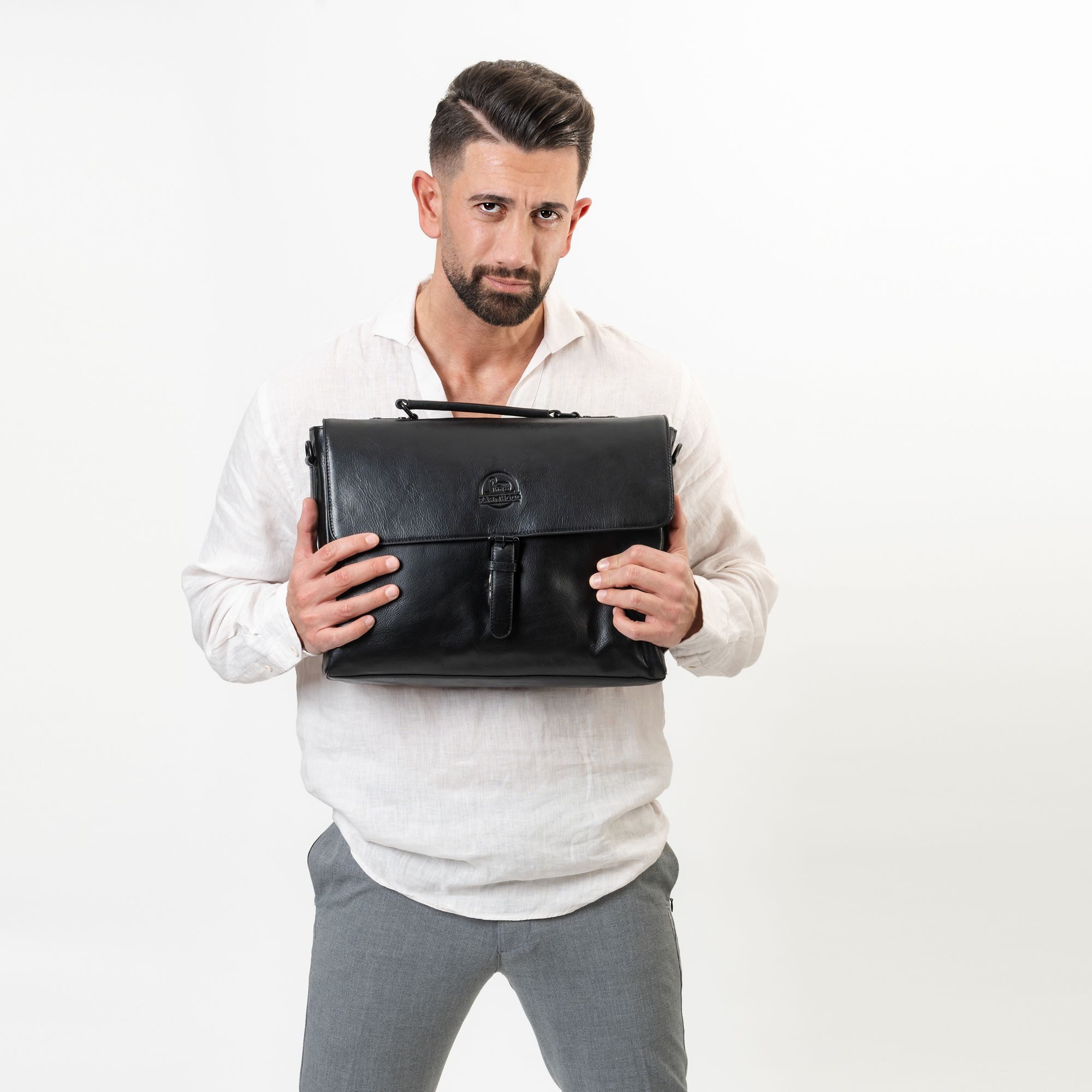 Farmhood Aktentasche Memphis, Leder günstig online kaufen