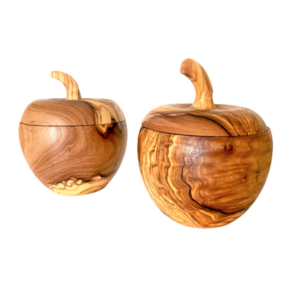 Olivenholz-erleben Aufbewahrungsdose Dose in Form eines Apfels (1 St), anti günstig online kaufen