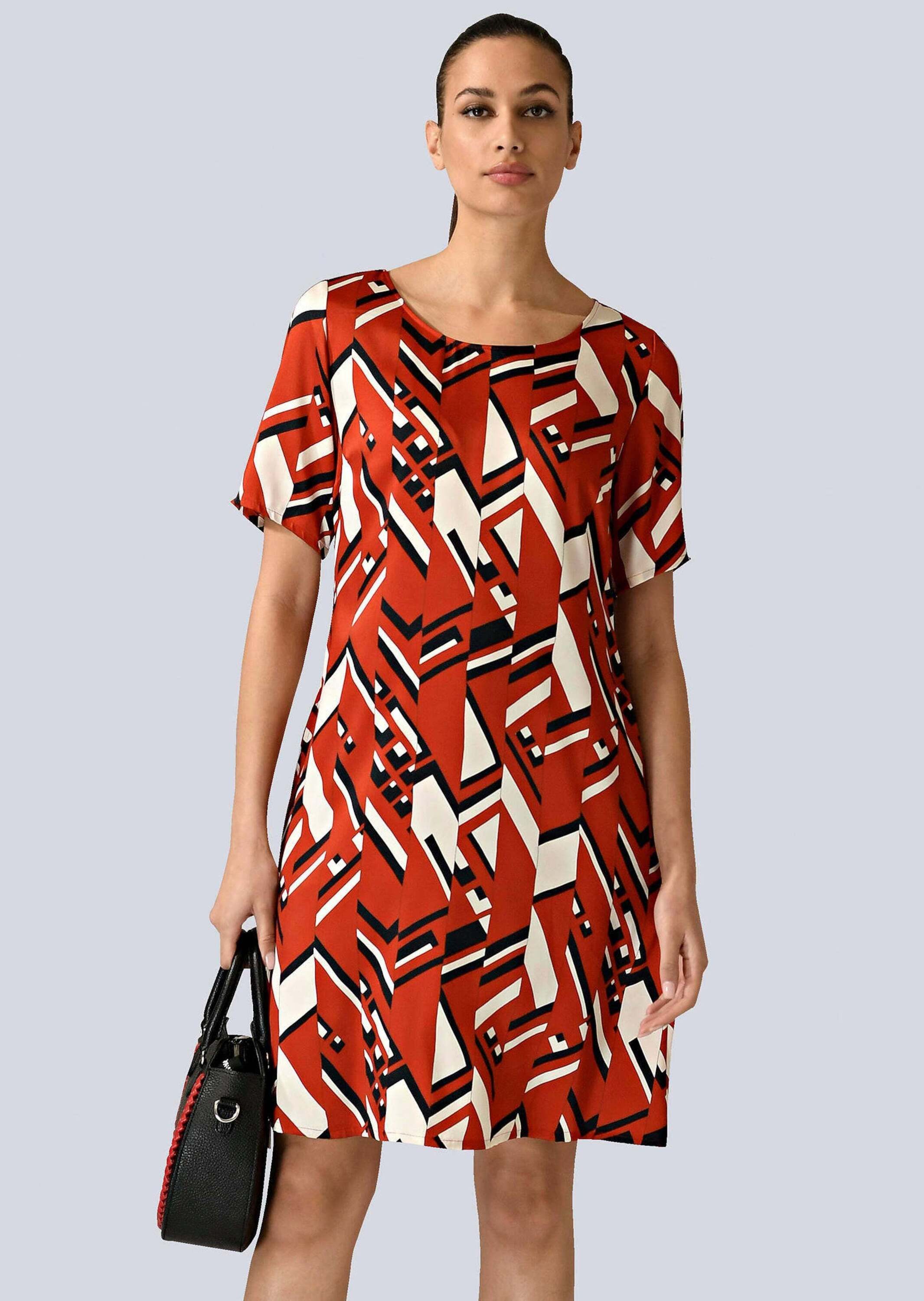 Alba Moda Druckkleid Kleid mit grafischem Druck
