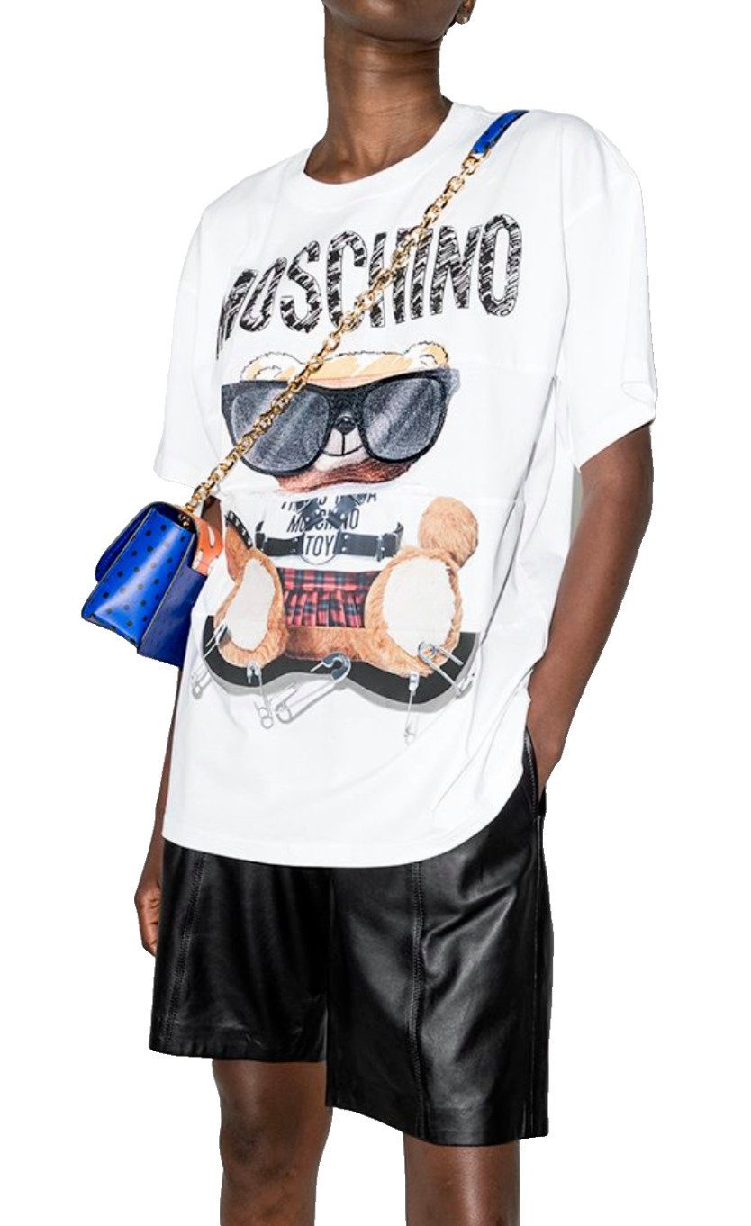 Moschino T-Shirt Teddy Bear T-shirt Oversize Loose Fit Teddybär Top