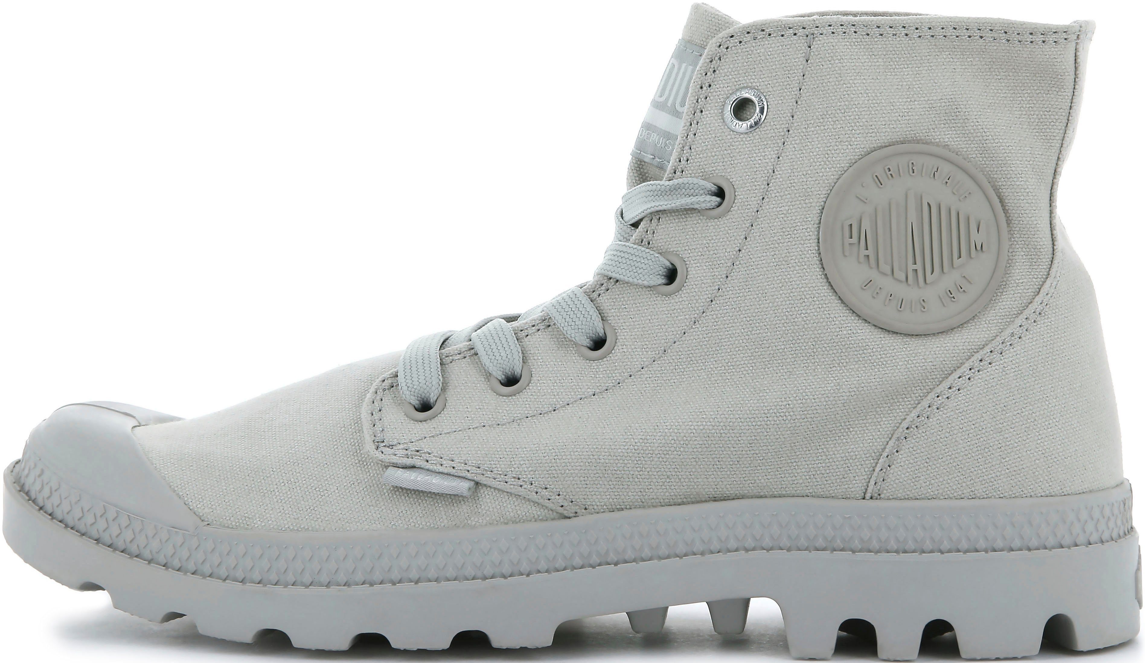 CHROME MONO Textil grau Palladium Schnürboots aus