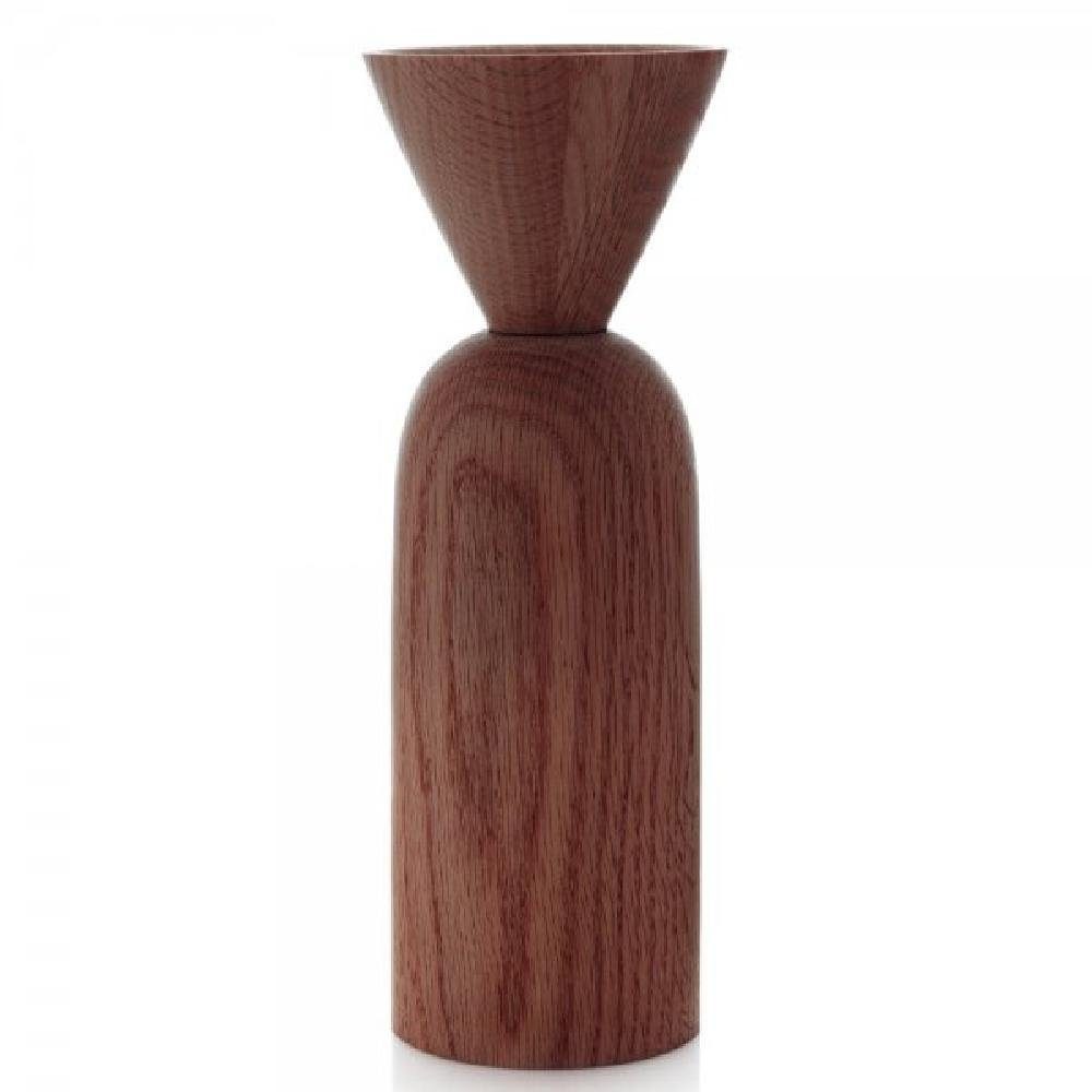 Applicata Dekovase Vase Shape Cone Eiche geräuchert