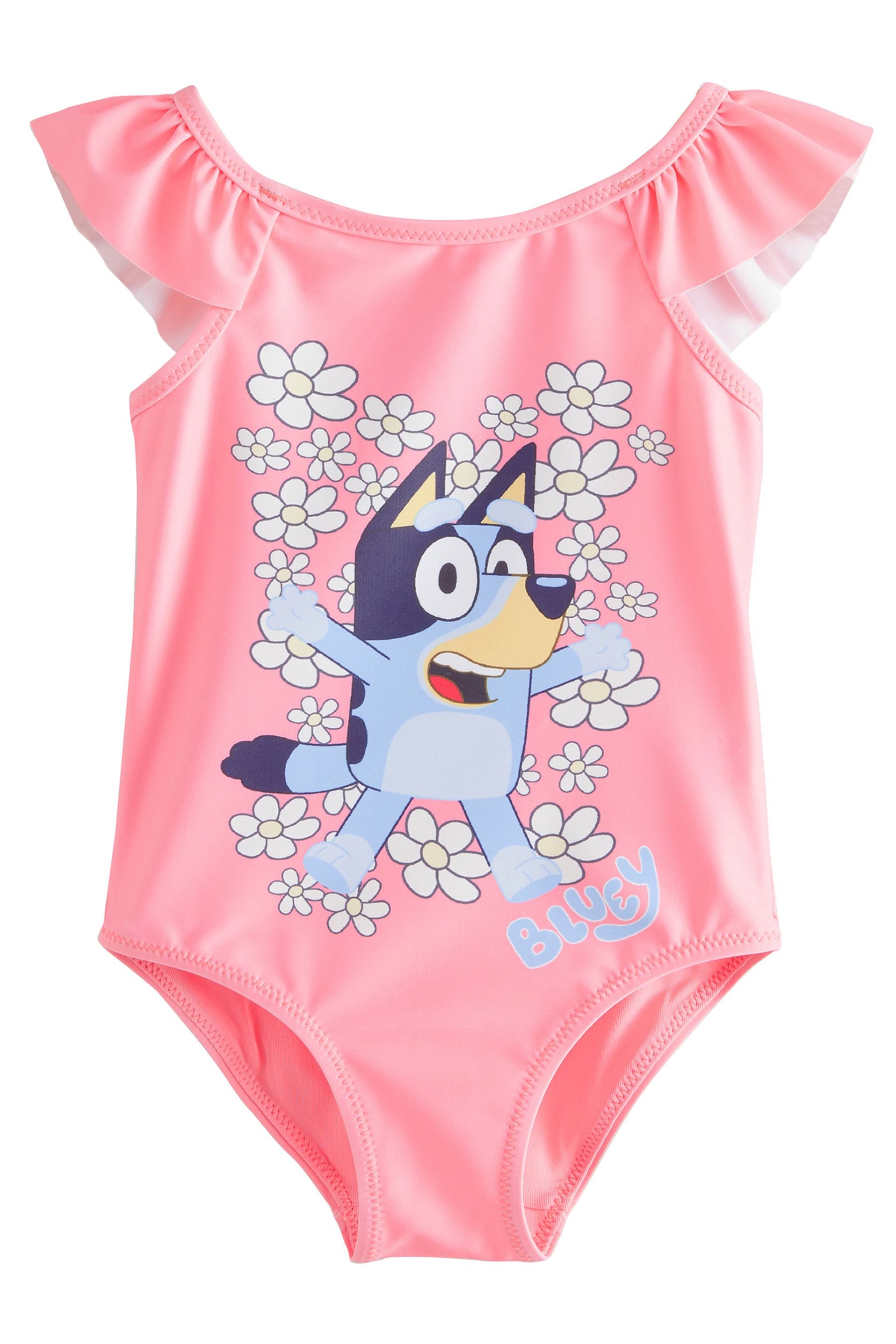 BlueY Mädchen Badeanzug Mit Blumenmuster – Für Sommer, Pool & Strand, In Größen 3–6 Jahre