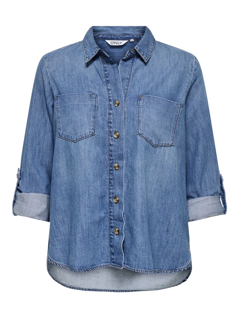 ONLY Langarmhemd ONLYASMIN DENIM (1-tlg) günstig online kaufen