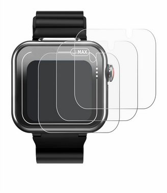Savvies Schutzfolie für Vtech Kidizoom Smartwatch MAX, Displayschutzfolie, 18 Stück, Folie klar